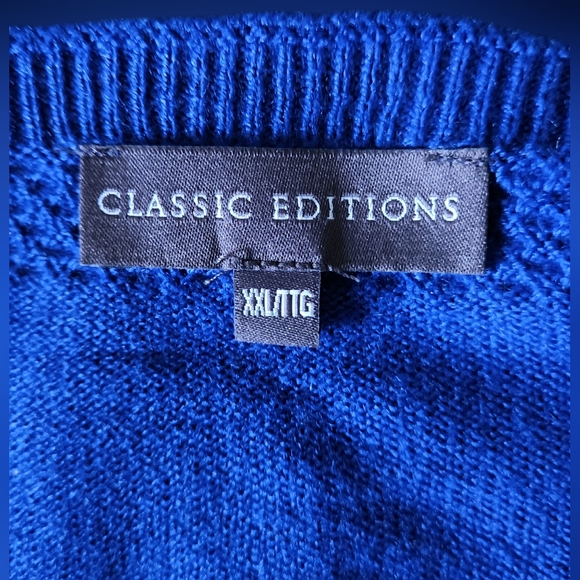 #C94 Women’s Classic Additions Long Sleeve Pullover Blue Sweater - Picture 4 of 6